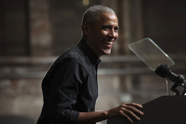 Trump, Barack Obama Day, protest
